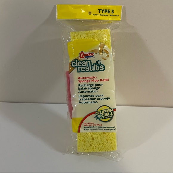 Quickie Clean Results Mop Head Type S # 0442CR New - Picture 2 of 6